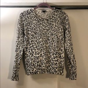 Ann Taylor Cheetah Print Sweater.